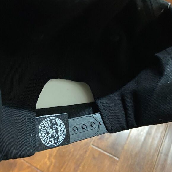 Chemical Guys Car Detailing Supplies Black Rubber Logo Snapback Hat Cap Men's OS - Picture 4 of 6